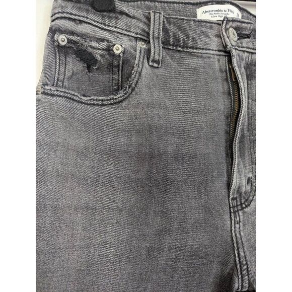 Abercrombie & Fitch the ankle straight ultra high rise jeans size 28 US 6 - Picture 3 of 6